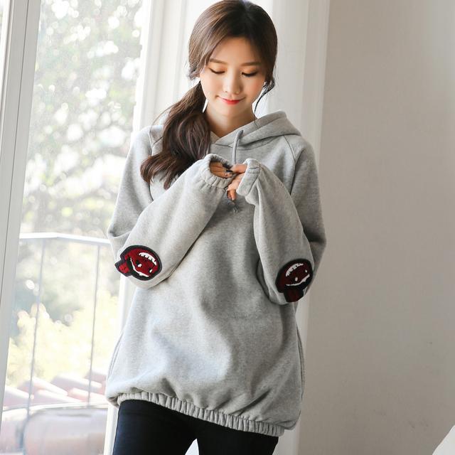 微胖女孩这样穿卫衣,男朋友说好看,闺蜜说显气