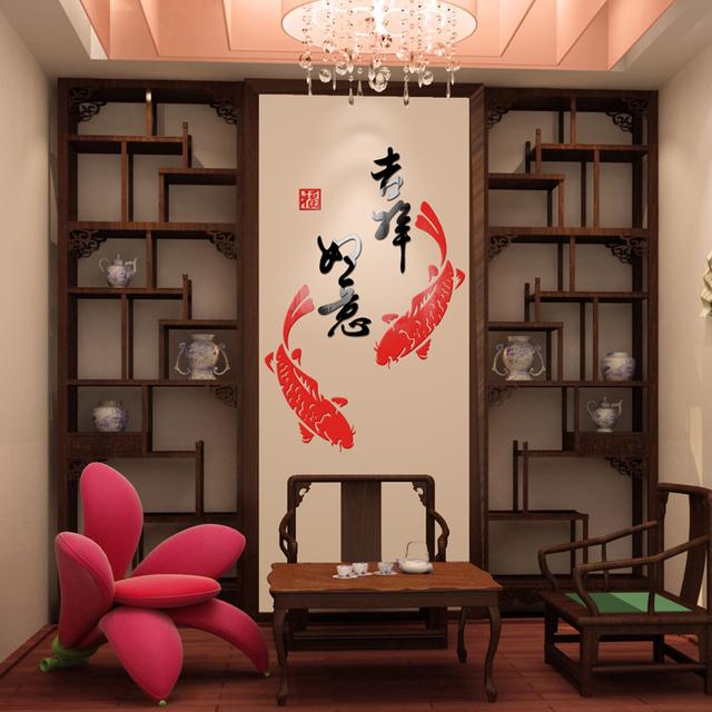 17年電視背景墻，讓你家客廳靚出新高度，主要還旺財