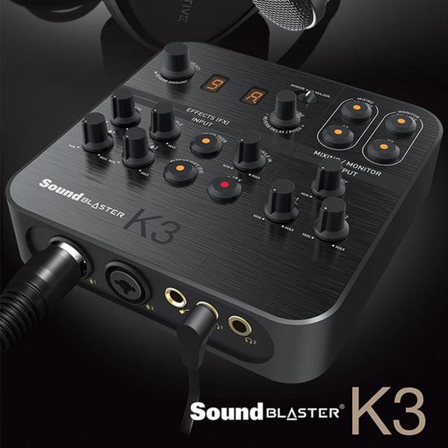 创新比较新外置声卡Sound Blaster K3发布了