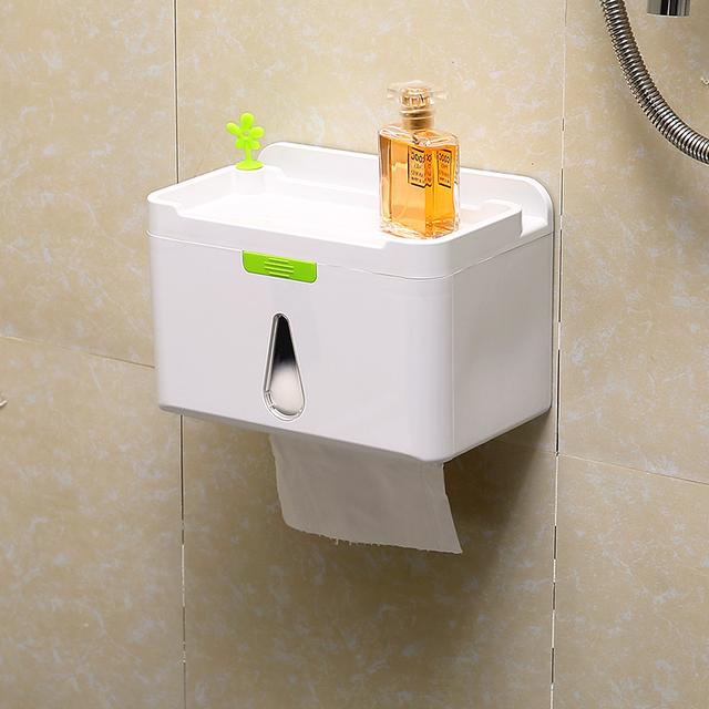 卫生间厕所纸巾盒免打孔 