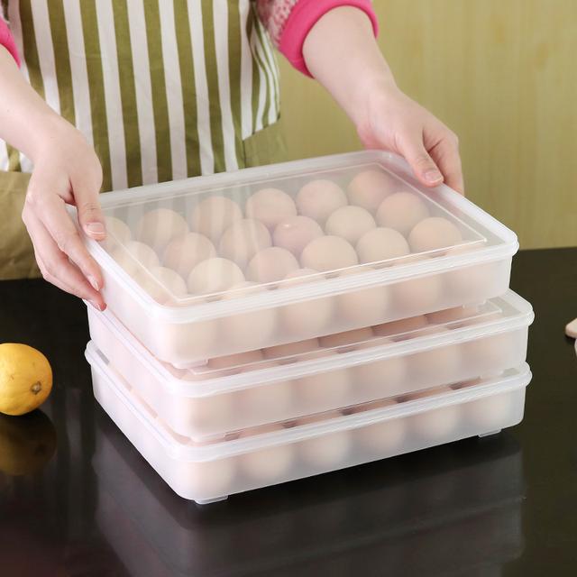 鸡蛋盒冰箱保鲜收纳盒 