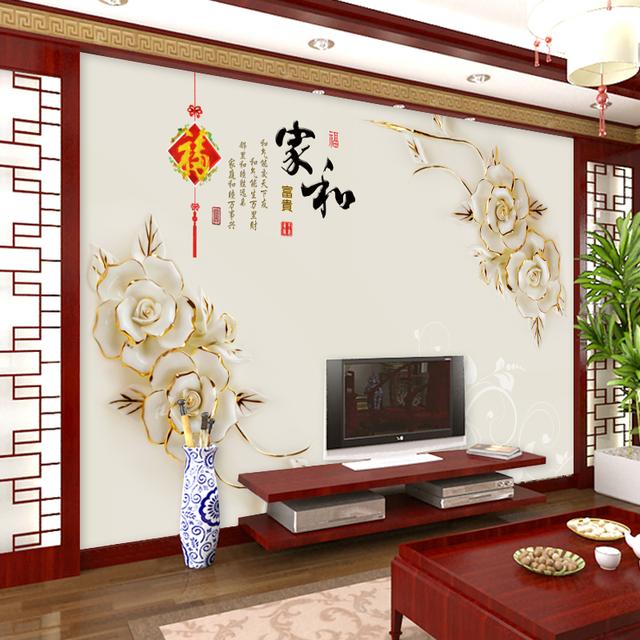 17年電視背景墻，讓你家客廳靚出新高度，主要還旺財